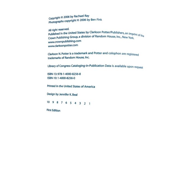 Rachael Ray 2,4,6,8 Cookbook Quick & Easy Meals Food Network Circa 2006 - Picture 4 of 8